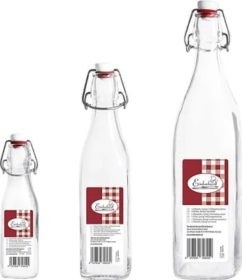 Produktbild von Einkochwelt 10491, 500 ml, Glas, Transparent, 12 Stück(e), Schraubdeckel