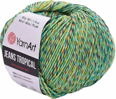 Zdjęcie produktu dla Yarn Art Jeans Tropical 616 Multi Przędza dziewiarska