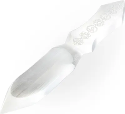 Produktbild von Mystisches Selenit Dolch Chakra Ritualmesser Energie und Spiritualität Dekoration