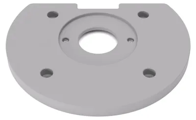 Produktbild von PRIWAS Grundplatte/Adapterplatte für Kopierhülsen passend für Bosch AdvancedTrimRouter 18V-8 | Gleitplatte passend für Bosch Kantenfräsen