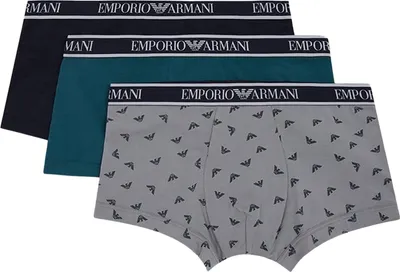 Zdjęcie produktu dla 3-pak EMPORIO ARMANI Trunk Stretch Bawełna