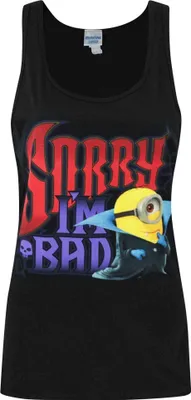 Immagine prodotto di Canotta Minions donna Sorry I`m Bad NS4469 (XL) (nero)