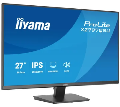 Image de Iiyama 68.6Cm (27")   X2797Qsu-B1 16:9 Hdmi+Dp+2Xusb-C Ips