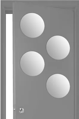Produktbild von Set aus 4 selbstklebenden rundspiegeln 30x30 - 5 five simply smart