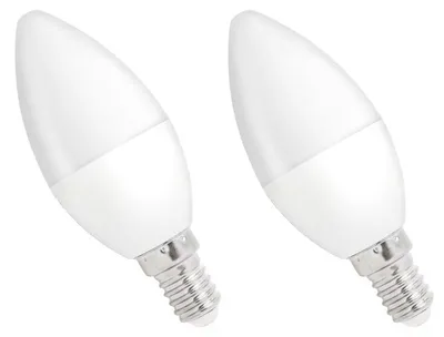 Produktbild von Spectrum E14 LED Lampe 6W 520lm 6000K Kaltweiß 230V Dimmbar 2 Stück