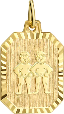 Produktbild von V Anhänger Sternzeichen Zwillinge 333/- Gold 2,2cm gelb 203340121ZW