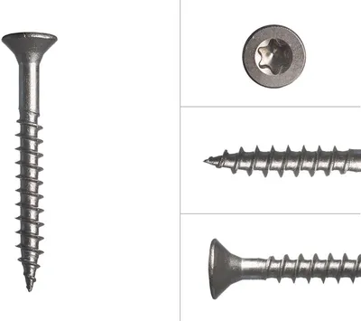 Produktbild von Spanplattenschrauben Edelstahl A2 4 x 40 mm Torx 20 - 200 Stück