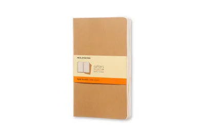 Image de Moleskine 9788883704987 MOLESKINE Cahier de notes Cahier, L/A5, ligné, carton, marron