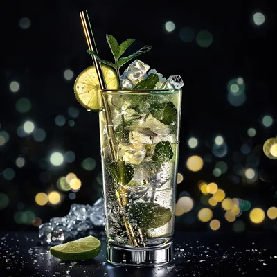 Zdjęcie produktu dla Obraz na szkle GLASSPIK MOJITO 30x30