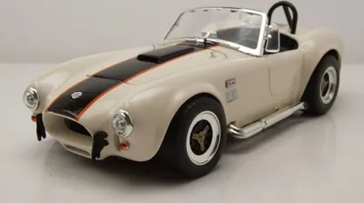 Produktbild von Lucky Die Cast 92058CSW Shelby Cobra 427 S/C 1964 creme schwarz 1:18