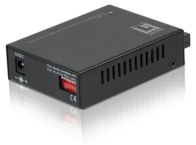 Produktbild von LevelOne GVT-2001, 1000 Mbit/s, 10Base-T, 100Base-TX, 1000Base-T, 1000Base-LX, 1000Base-SX, IEEE 802.3, IEEE 802.3ab, IEEE 802.3u, IEEE 802.3x, IEEE 802.3z, Gigabit Ethernet, 10,100,1000 Mbit/s