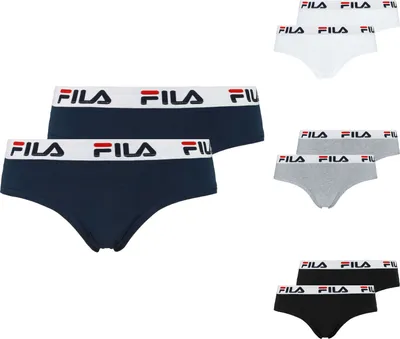 2er Pack FILA Damen Bikini Slips in Farbwahl