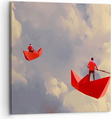 Produktbild von Bild auf Leinwand - Leinwandbild - Abstraktion modern - 70x70cm - Wand Bild - Wanddeko - Wandbilder - Leinwanddruck - Bilder - Kunstdruck - Wanddekoration - Leinwand bilder - Wandkunst - AC70x70-3832