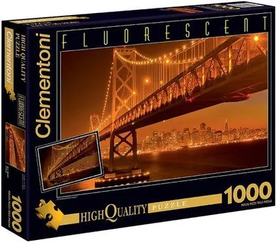 Immagine prodotto di Puzzle Clementoni Collezione Alta Qualità San Francisco 1000 Teile floureszierend