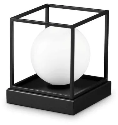 Image de Lampe de table contemporaine Lingotto Metal Black 1 Light E14 28W Ip20