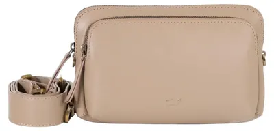 Immagine prodotto di Borsa a tracolla LOTTA, color beige, in pelle, da donna