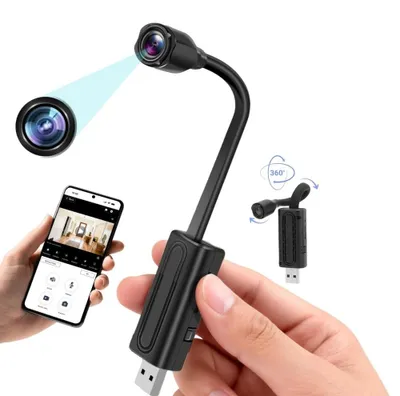 Produktbild von Mini-Kamera iUni W11, Wi-Fi, 4K-Ansicht, Bewegungssensor, microSD-Kartensteckplatz