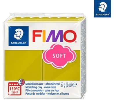 Zdjęcie produktu dla Staedtler FIMO 8020-T51, Modelina dla dzieci, Glina, Zielony, Biały