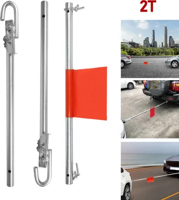 Obrázok produktu pre Fiqops ťažná tyč 1,8 m 3 ks do 2T auto s tlmiacou ťažnou tyčou pomoc pri ťahaní auta