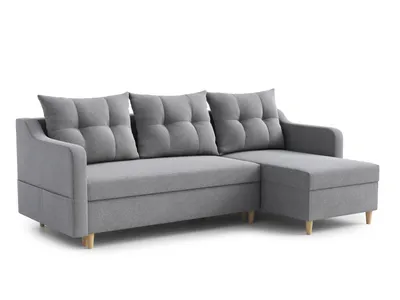 Produktbild von AX LIVING Ecksofa Balerno 224 cm – Modernes Design in Grau