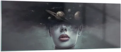 Produktbild von Bilder auf glas - Einteilig - Quinoa Frau Gesicht - 140x50cm - Glasbilder - Wandbilder - Bilder - zum Aufhängen bereit - Wanddekoration aus Glas - Glas Bilder - Wandbild auf Glas - GAB140x50-4796