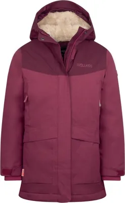 A studio shot of a girl's insulated jacket.