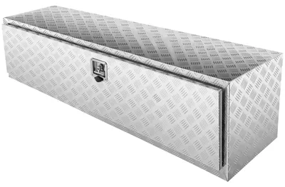 Produktbild von Truckbox Werkzeugbox Anhängerbox Werkzeugkasten 1524x610x610mm Pickup-Aufbewahrungsbox, Aluminium-Diamantplatten-Werkzeugkasten mit Schloss & Schlüsseln, Wasserdichte Anhänger-Aufbewahrungsbox