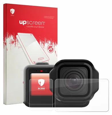 Produktbild von upscreen Schutzglas für GoPro Mission 1 Pro Schutzfolie Panzer Folie Glas Display Schutz klar
