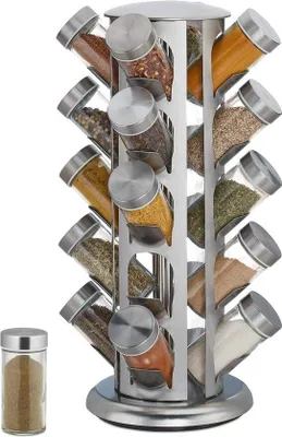 Image de Cuiseur à riz avec 20 bols - Acier inoxydable et verre - 39 x 22 cm - Argent