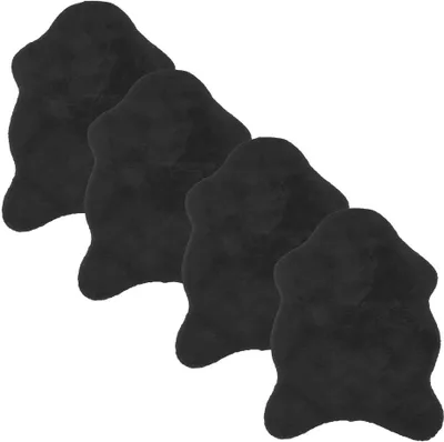 Produktbild von Elda 4er Set 55x80cm shape D.230 C.044 schwarz