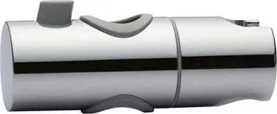 Produktbild von 19mm Hoehenverstellbarer Duschkopfhalter fuer Gleitstange Schiene Kopfhalterungshalter Handbrausehalter 360-Grad-Drehung Sprayerhalterung Poliertes Chrom