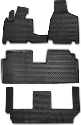 Zdjęcie produktu dla 2008-2020 Maty podłogowe Dodge Grand Caravan/Voyager TPE czarne 4 szt