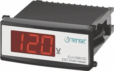 Produktbild von Tense DJ-V36DC Gleichspannung Einbaumessgerät DC Voltmeter 1 - 300V