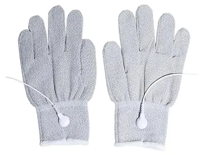 Produktbild von Leitfähige Handschuhe (Paar) für Mikrostrom-Gesichtsbehandlungen