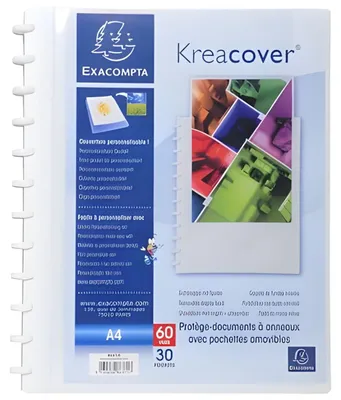 Zdjęcie produktu dla Kreacover A4 30 kieszeni biały