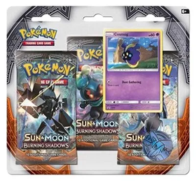 Produktbild von Pokemon Burning Shadows: Cosmog 3-Pack Blister