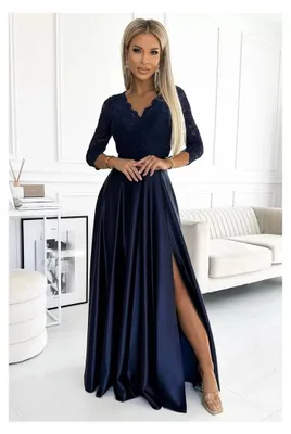 Produktbild von Kleid NUMOCO AMBER 309-7 BLAU Größe: L