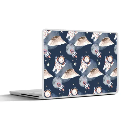 Produktbild von MuchoWow® Laptop Aufkleber Sticker Cover Weltraum - Rakete - Astronaut - Jungen - Mädchen - Kinder - Kinder 30x22 cm - Laptop-Sticker