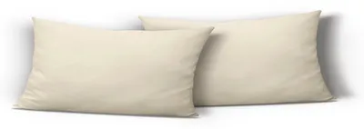 Produktbild von 2er Pack Kissenbezug Kissenhülle 40x80 cm natur Uni Jersey Baumwolle Set