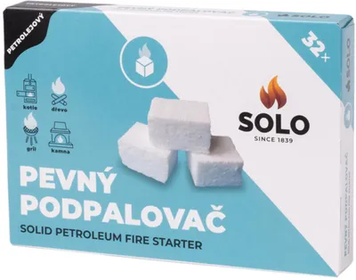 Obrázok produktu pre podpalovač pevný petrolejový SOLO (32ks)