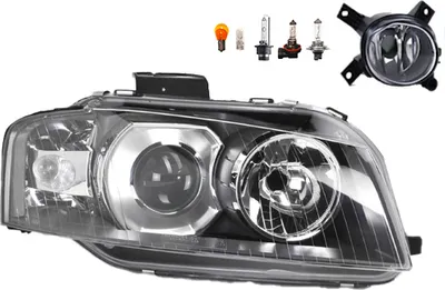 Produktbild von Johns, Scheinwerfer Xenon passend für Audi A3 8P 05/03-07/08 D2S H7 Re. +Nebel+Leuchtm. 8P0941030M 8P0941030D 8E0941700C 8E0941700E
