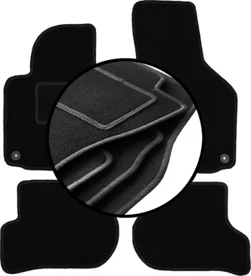 Produktbild von Komplettset Veloursmatten für: Volkswagen Golf V Schrägheck, Variant, Kombi (2003-2009)
