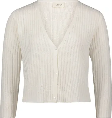 Produktbild von Cartoon (230) Strickjacke Kurz 3/4 Arm, Pumice Stone 9074 9074 38
