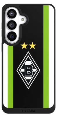 Produktbild von NIVOCASE Handyhülle für Samsung Galaxy S26+ Hülle NIVOpure Case Schwarz Borussia Mönchengladbach Gladbach Logo
