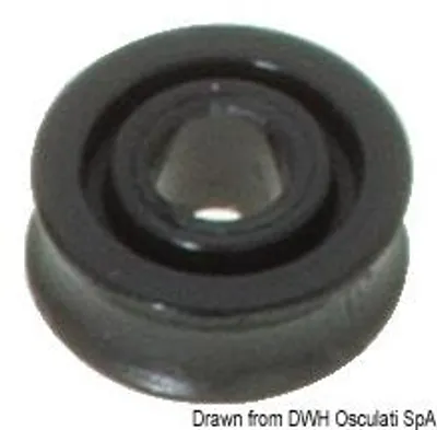 Zdjęcie produktu dla Delrin krążek 34 mm do liny Ø 12 mm biały Osculati 55.245.04