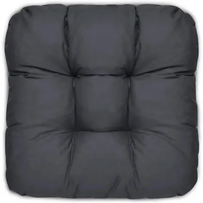Produktbild von Beautissu 4er Set Sitzkissen Lisa Anthrazit, 40x40x8cm