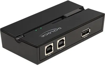 Produktbild von Delock USB 2.0 Switch für 2 PC an 1 Gerät