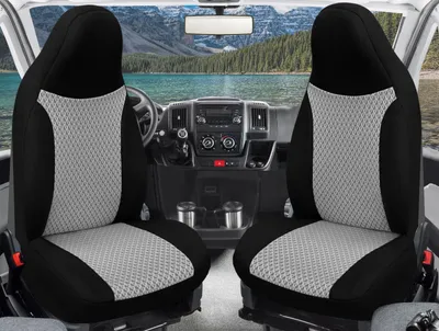 Produktbild von Wohnmobil Sitzbezüge in Schwarz/Beige (812)