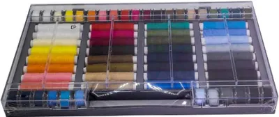 Produktbild von alzetta® Nähgarn-Set matt 64 verschiedene Farben