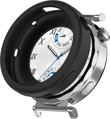 Immagine prodotto di Per Huawei Watch GT 5 41mm Silicone Design Custodia protettiva Cover Nero